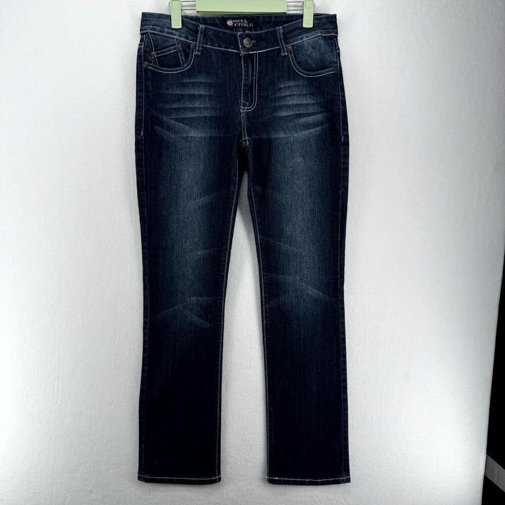 Rock & Republic Skynard Jean Dark Wash Jeans Ladies Size 28